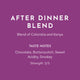 After Dinner Blend front label