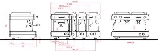 Conti CC100 2 Group Espresso Machine