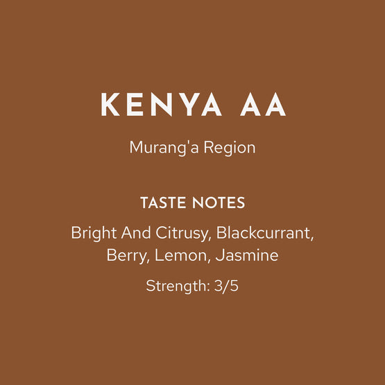 Kenya AA front label