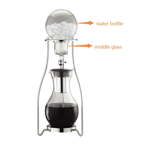 Tiamo Cold Water Coffee Dripper Stainless Steel 10 Cup
