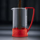 BODUM BRAZIL FRENCH PRESS COFFEE MAKER, 8 CUP, 1.0 L, 34 OZ - RED