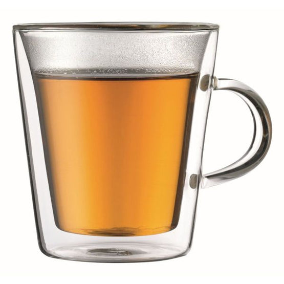 Bodum Canteen Double Wall Cups 0.2L Set of 2 - Transparent