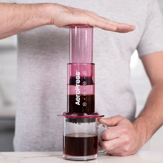 AeroPress Clear Pink