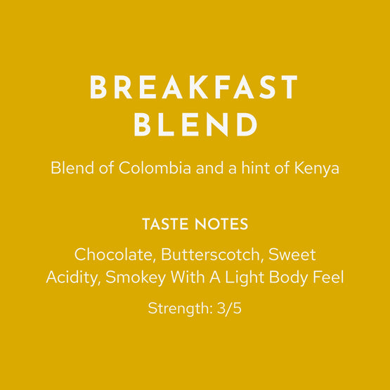 Breakfast Blend front label