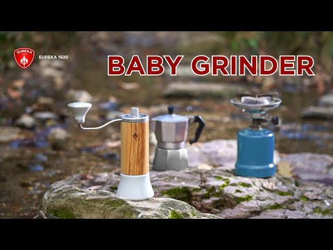EUREKA BABY HAND GRINDER - NATURAL BODY / GLASS BASE