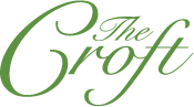 The Croft logo in green script